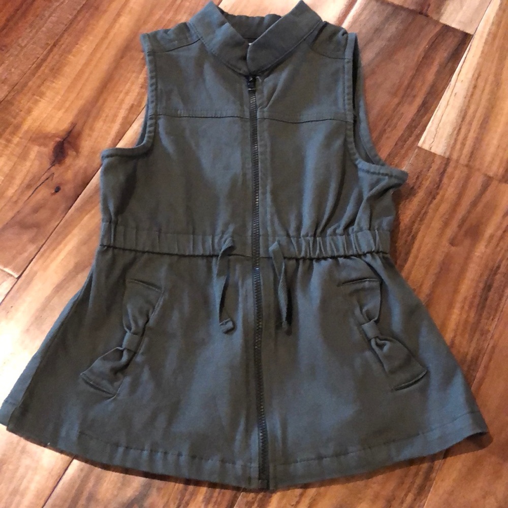 Army Green military style vest